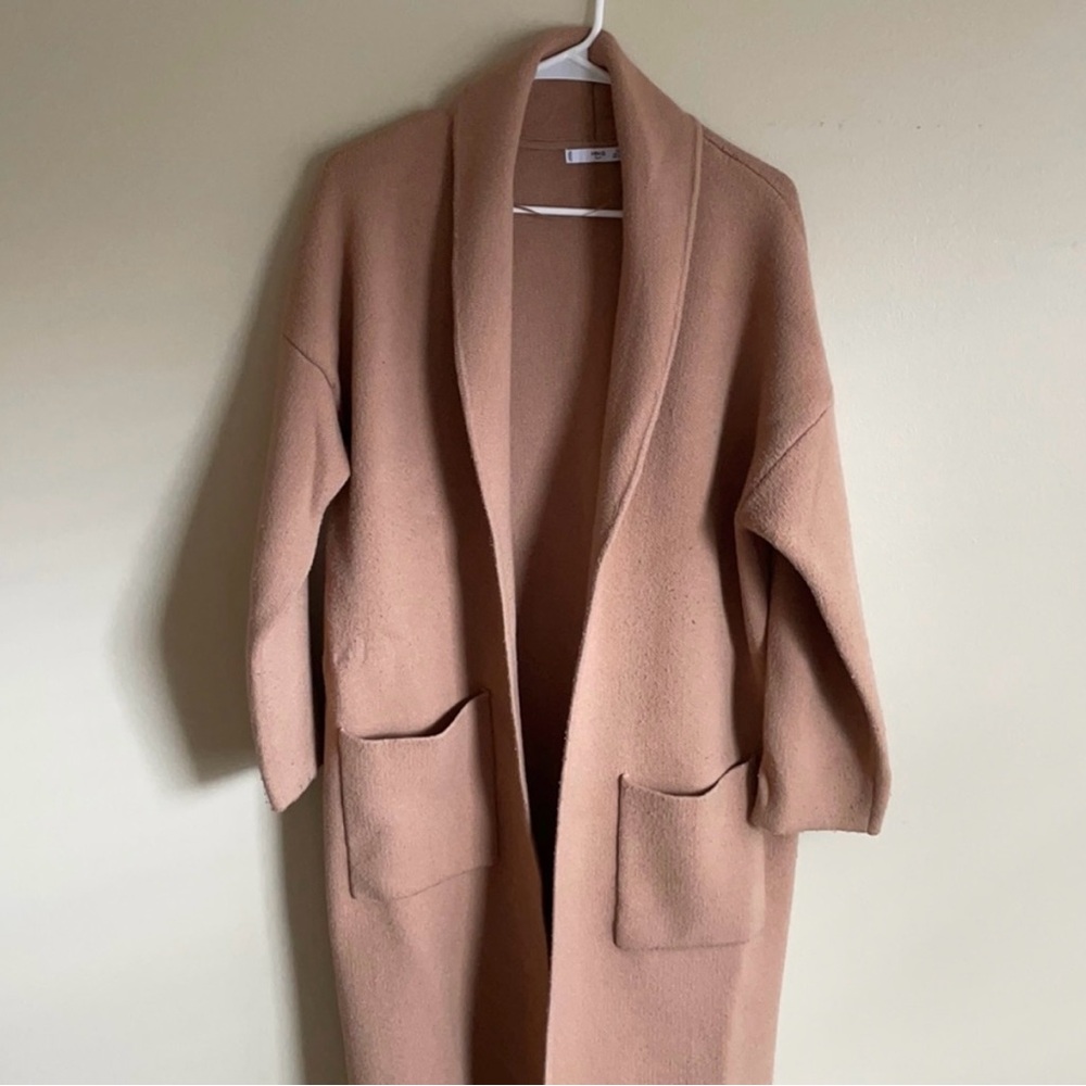 Mango Camel Coatigan